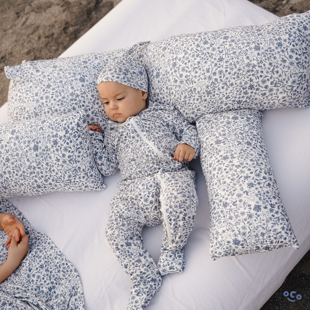 Crib Sheet in Seaside Stripes
