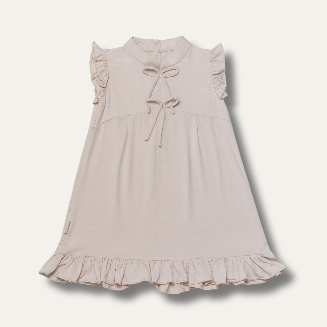 Alyn Dress in Moonlight Beige