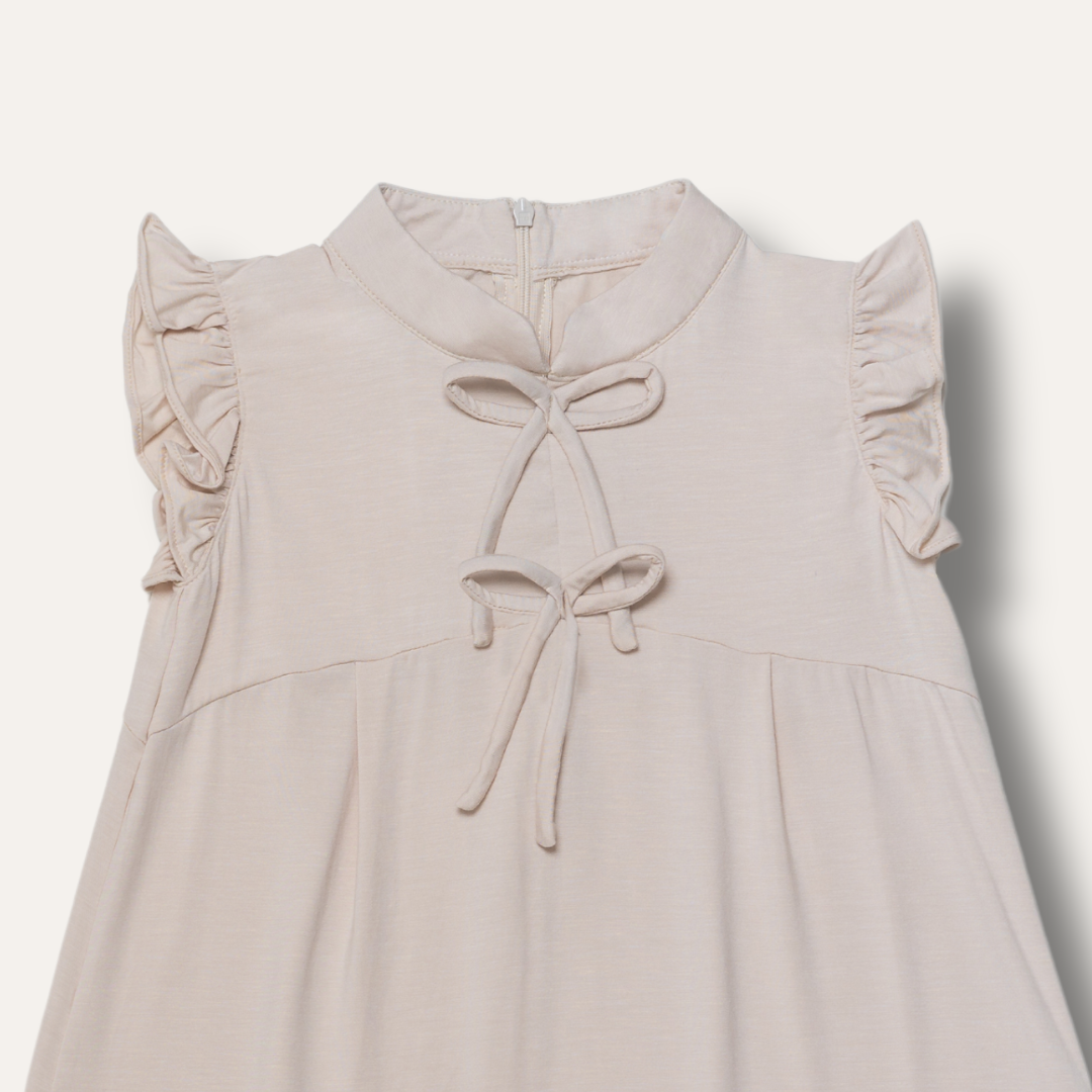 Alyn Dress in Moonlight Beige