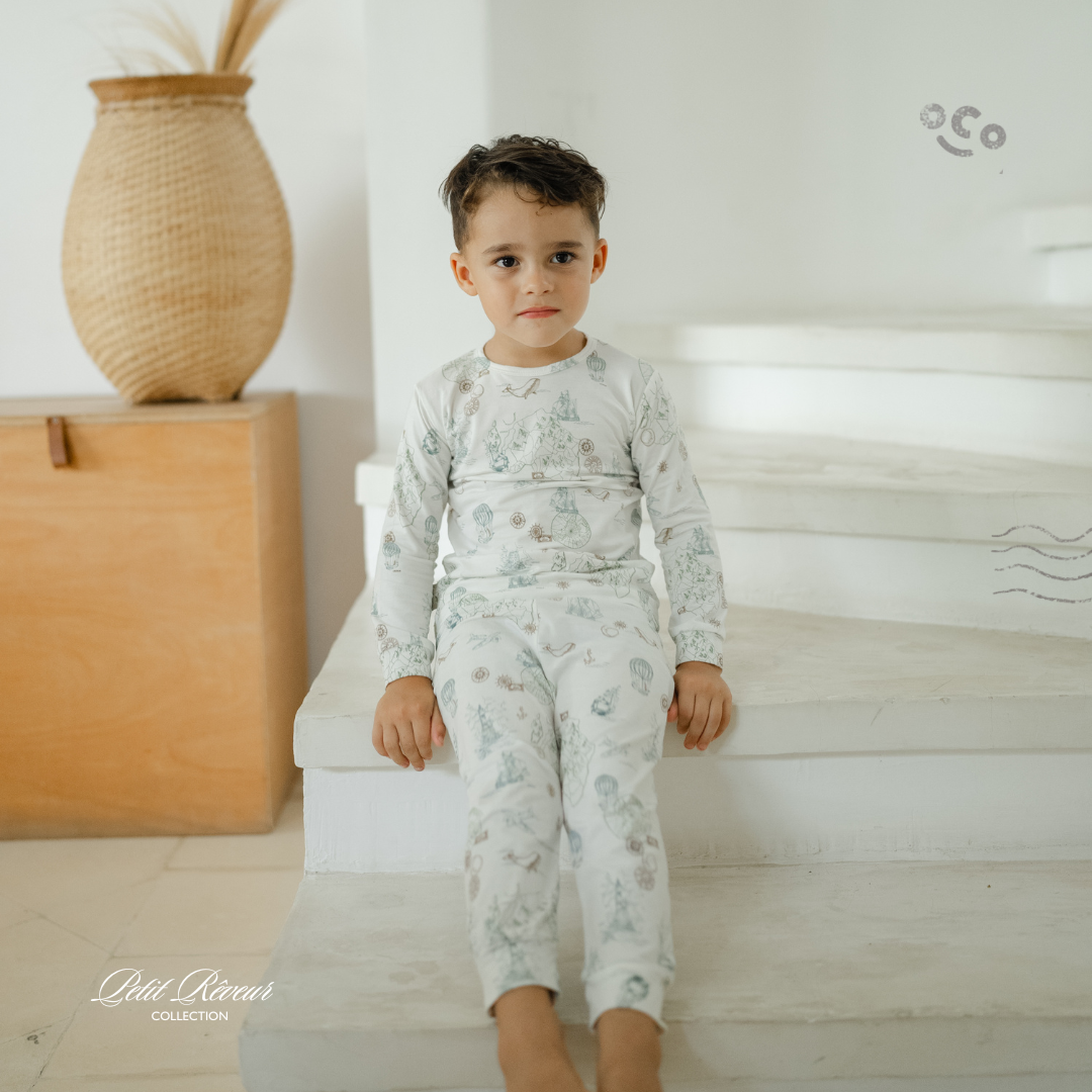 Pajama Set in Atlas