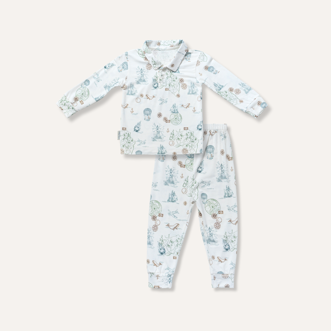 Polo Pajamas in Atlas