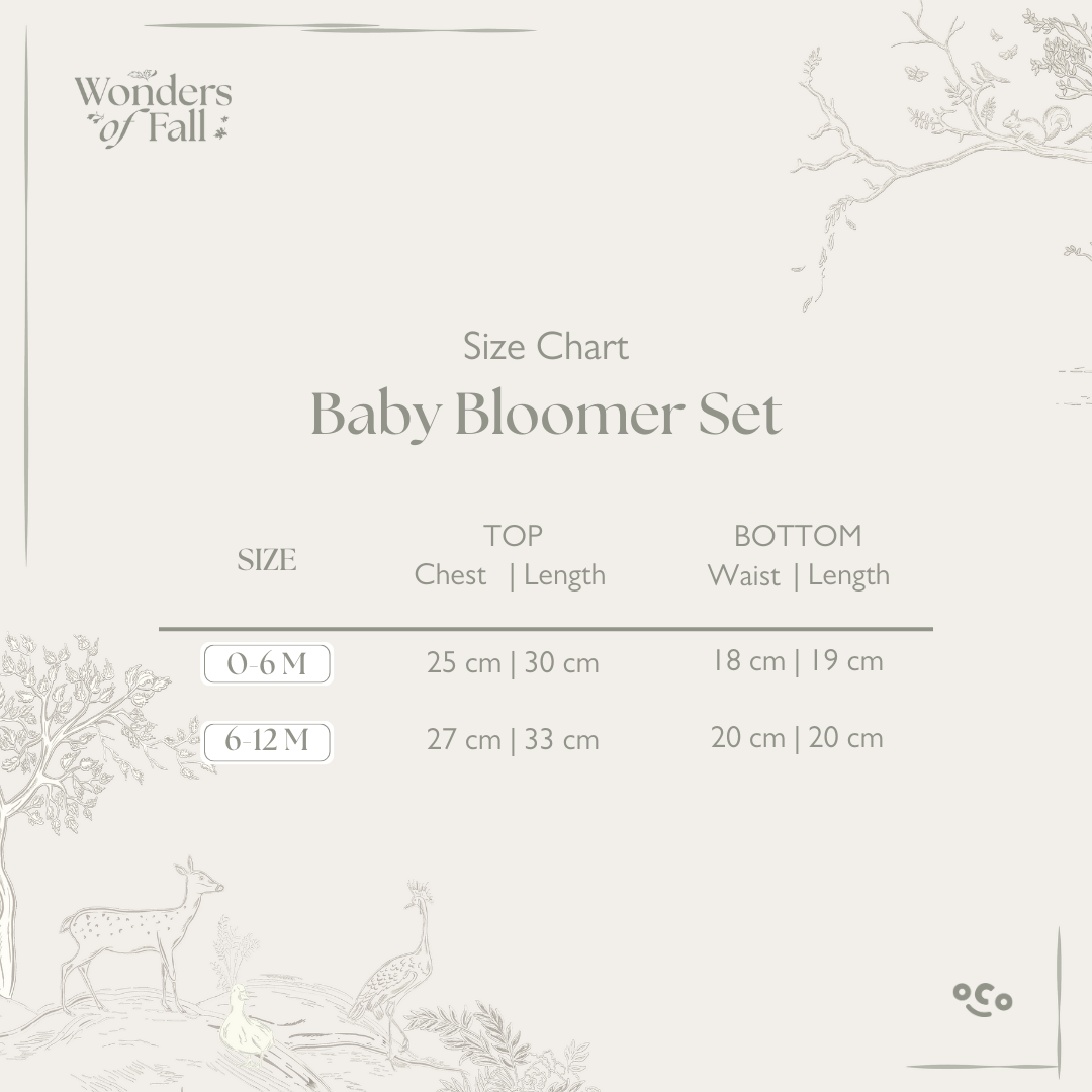 Baby Bloomer Set  - Wonders of Fall