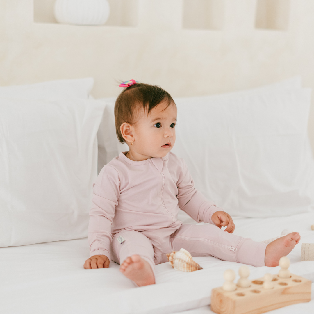 Sleepsuit in Blush Pink