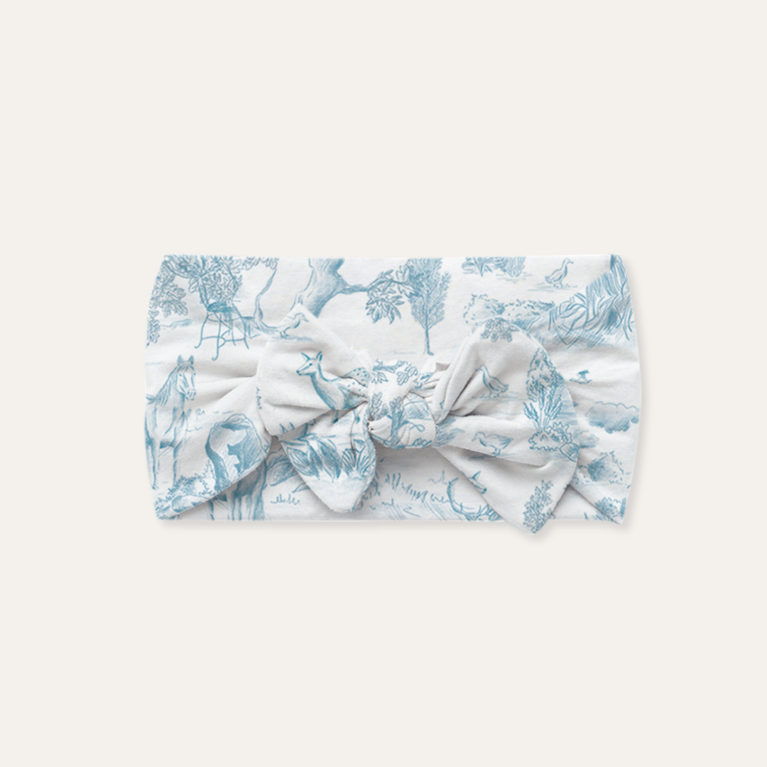 Baby Bow in Estate Blue