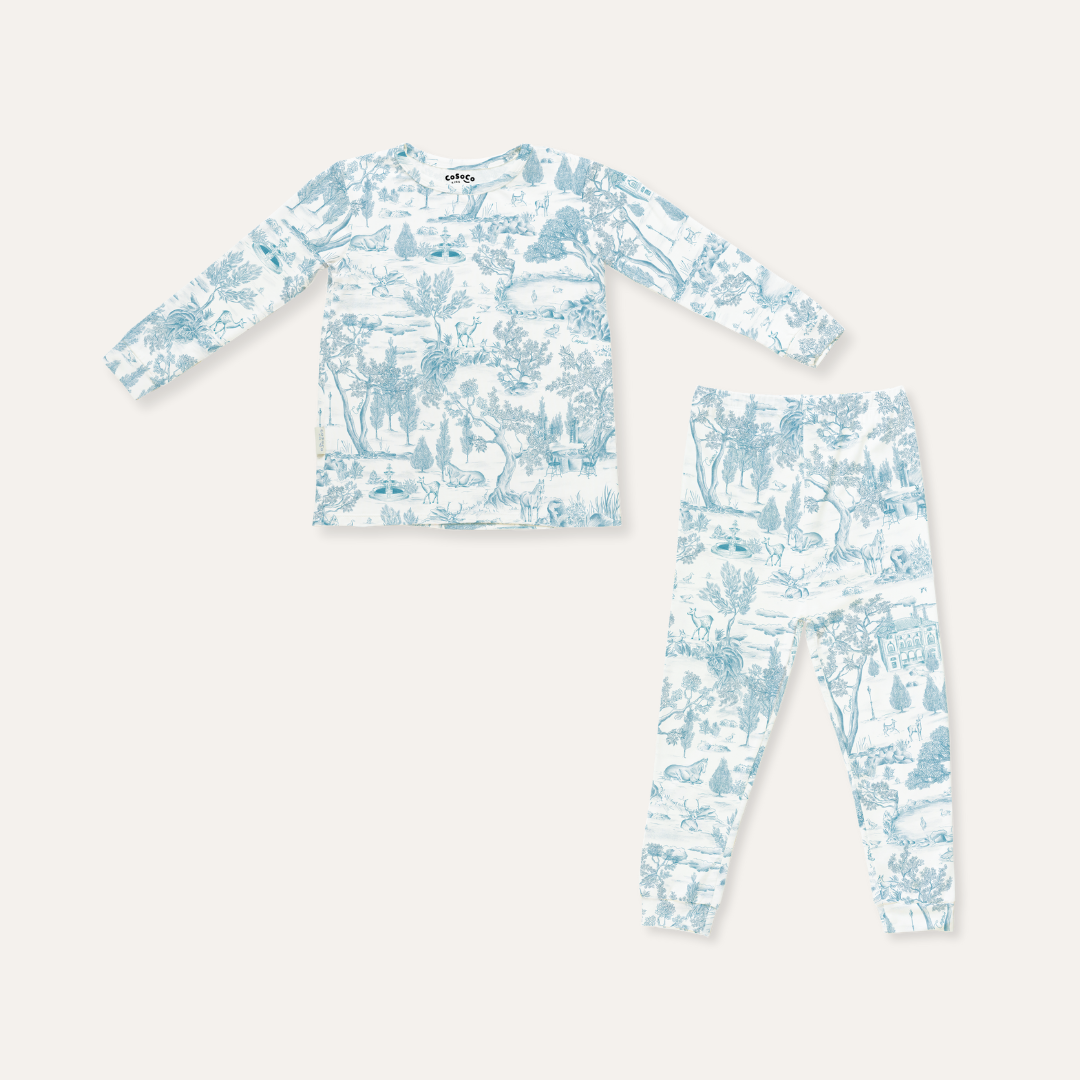 Pajama Set in Estate Blue