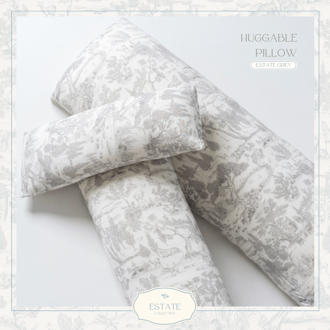 Huggable Pillow CASE ONLY in Estate Grey