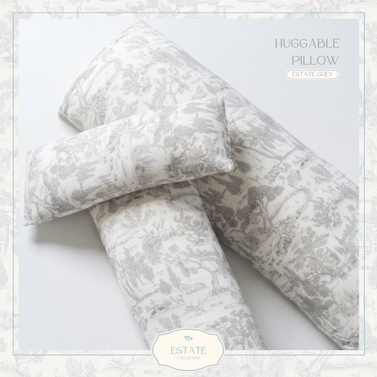 Huggable Pillow in Estate Grey