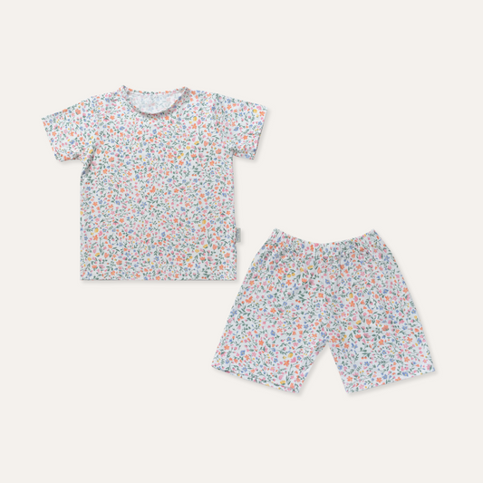 Short Sleeve Set in Petit Fleur