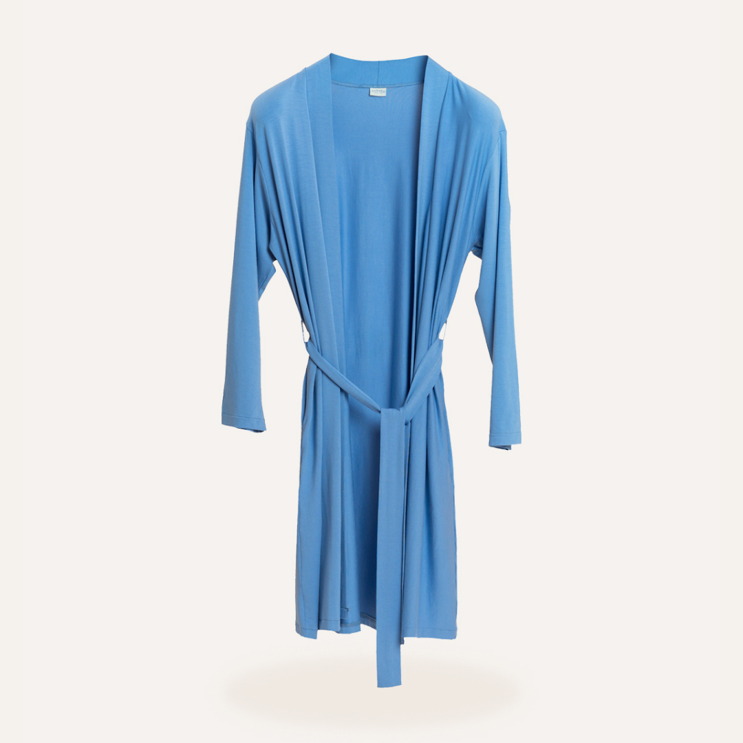 Essential Robe in Azure Blue