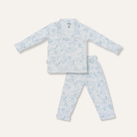 Classic Pajamas in Safari Blue