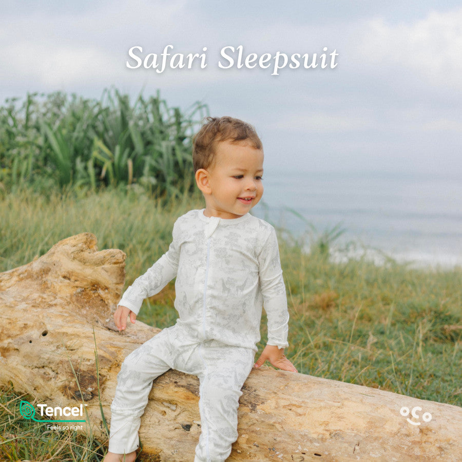 Sleepsuit in Safari Grey