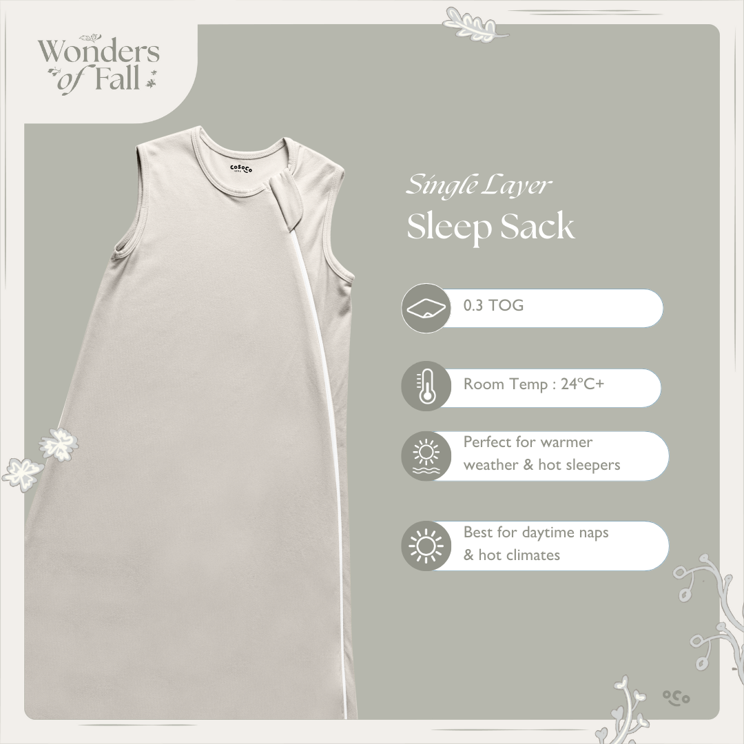 Signature Sleep Sack (0.3 TOG) in Moonlight Beige