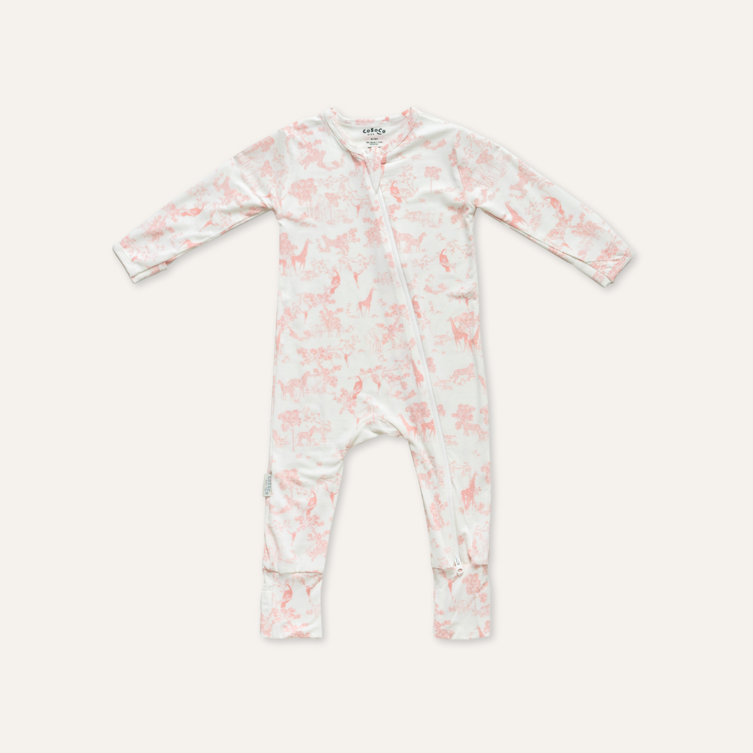 Sleepsuit in Safari Pink