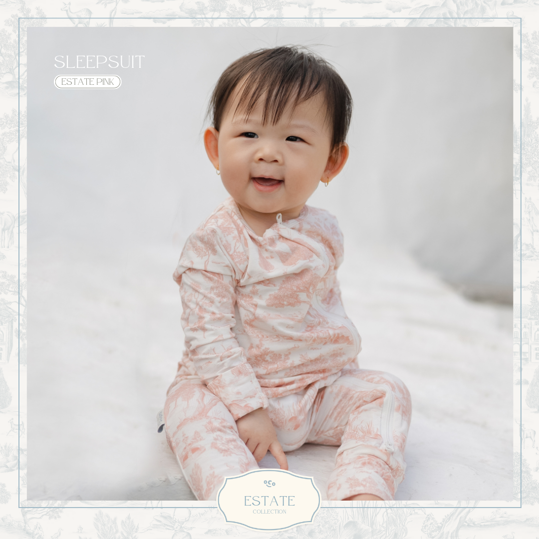 Sleepsuit in Estate Pink