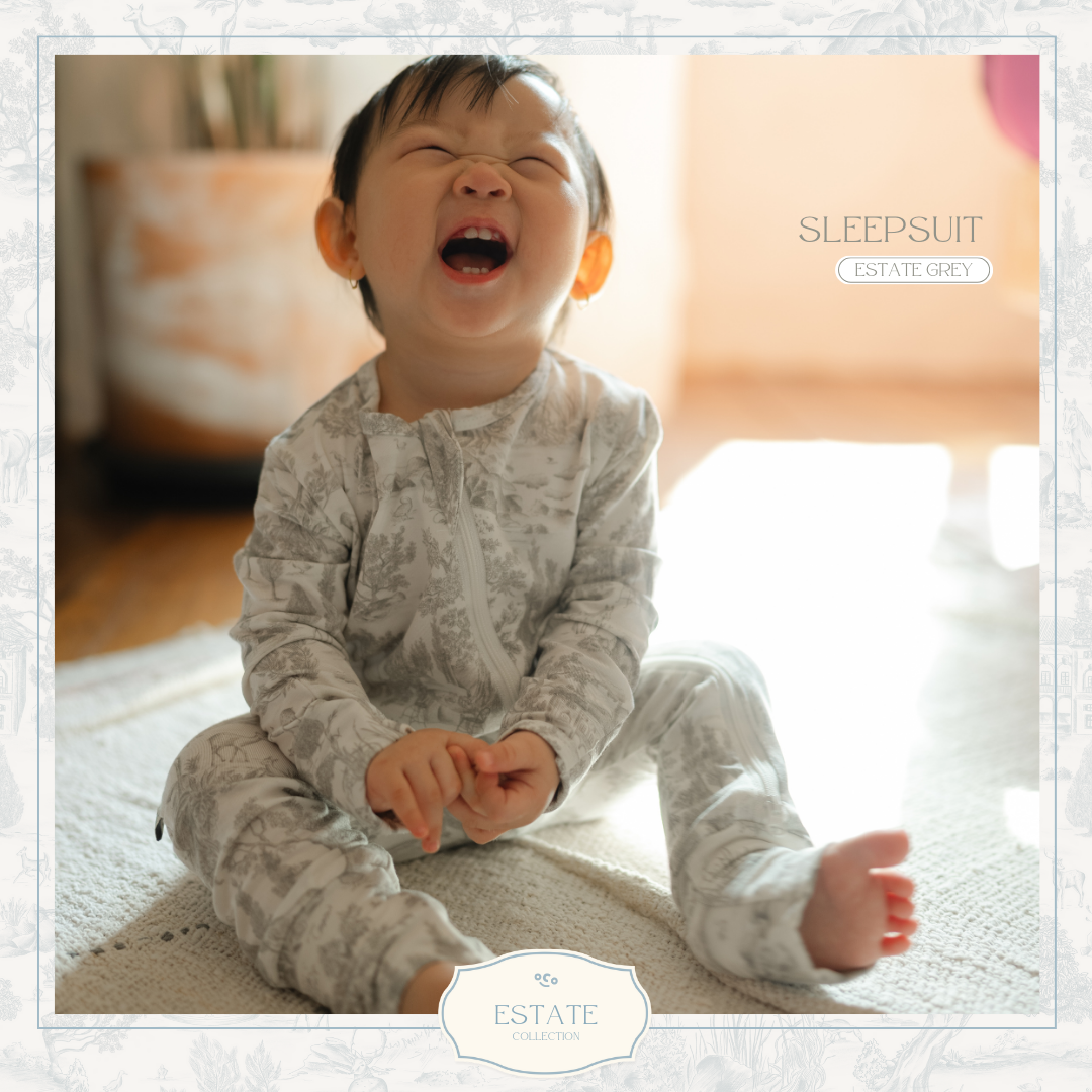 Sleepsuit in Estate Grey