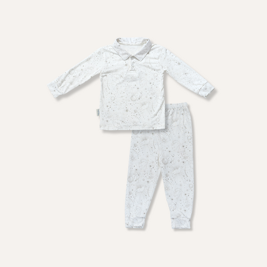 Polo Pajamas in Space Bunny