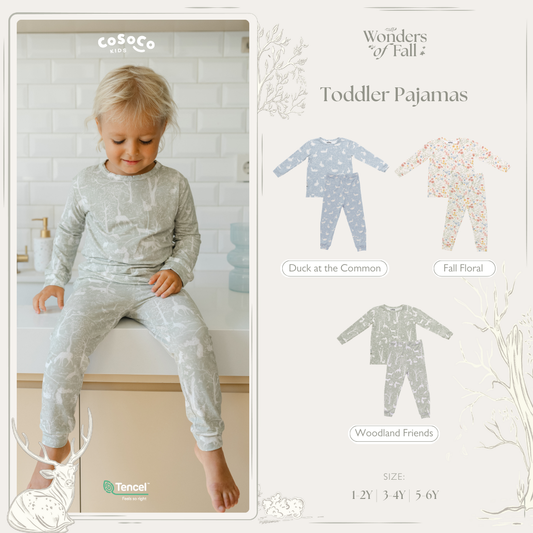 Toddler Pajamas - Wonders of Fall